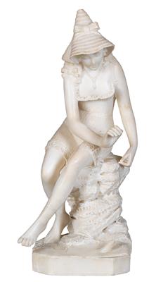Alabaster sculpture, - Nábytek, koberce