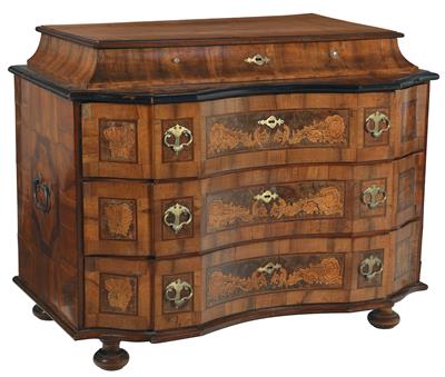 Unusual Baroque chest of drawers, - Mobili e arti decorative