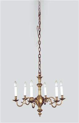 Baroque brass candelabrum, - Castello Schwallenbach - Collezione Reinhold Hofstätter (1927- 2013)