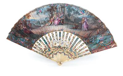 Folding fan, France ca. 1760 - Castle Schwallenbach - Collection Reinhold Hofstätter (1927- 2013)