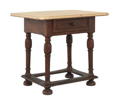 Early baroque table, - Castello Schwallenbach - Collezione Reinhold Hofstätter (1927- 2013)