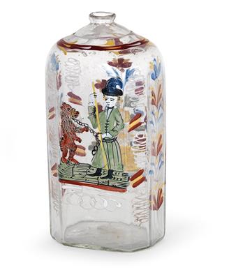 Large Freudenthaler schnaps bottle, - Castle Schwallenbach - Collection Reinhold Hofstätter (1927- 2013)