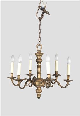 Brass candelabrum, 18th cent., - Castle Schwallenbach - Collection Reinhold Hofstätter (1927- 2013)