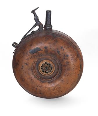 Powder Flask, - Castle Schwallenbach - Collection Reinhold Hofstätter (1927- 2013)