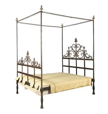 Late Renaissance four-poster bed, - Castle Schwallenbach - Collection Reinhold Hofstätter (1927- 2013)