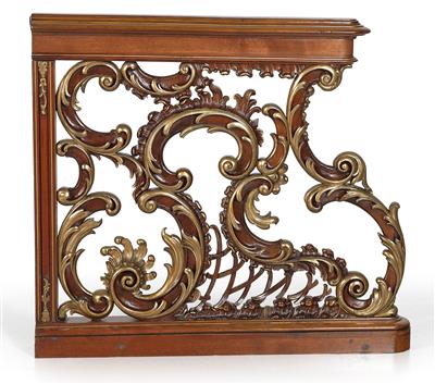 Initial section of a Historicist balustrade, - Furniture