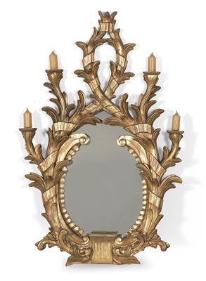 Large Baroque mirror, - Nábytek, koberce