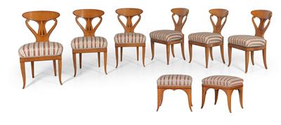 Set of 6 chairs, - Nábytek, koberce