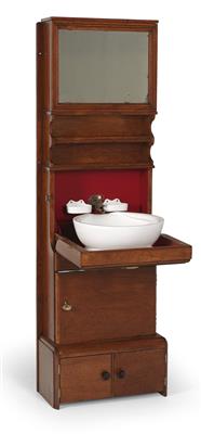 Train or ship’s toiletry cabinet, - Furniture