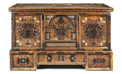 Rustic coffer or “Sockeltruhe”, - Mobili rustici