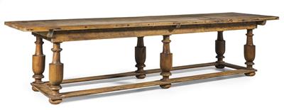 Large Baroque refectory table, - Mobili rustici