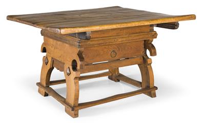 Large rustic table or “Jogltisch”, - Rustikální nábytek