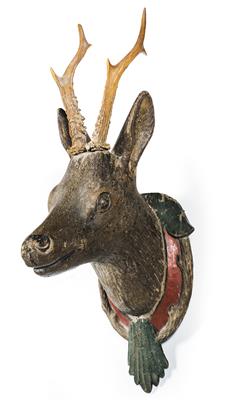 Small deer head, - Mobili rustici