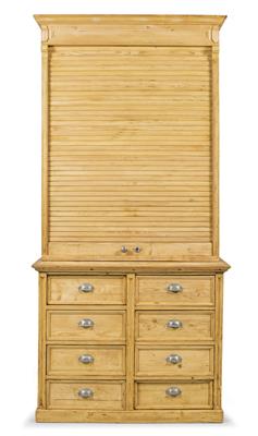 Tambour front cabinet, - Rustic Furniture