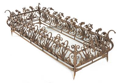 Rare wrought iron edging for a garden, monument or grave, - Rustic Furniture