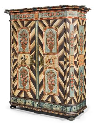 Rare Upper Austrian rustic cabinet, - Mobili rustici