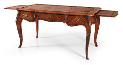 Louis XV revival style bureau plat, - Mobili e arti decorative