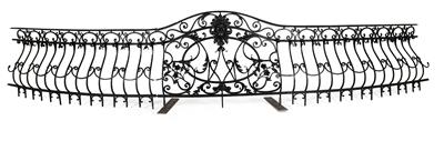 Rare large Historicist balcony rail, - Mobili e arti decorative