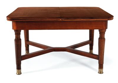 Late Art Nouveau extending table, - Furniture and Decorative Art