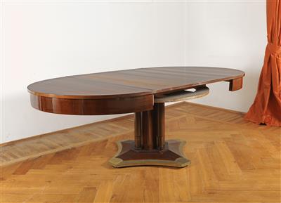 A large Art Nouveau extension table, - Kolekce Reinhold Hofstätter