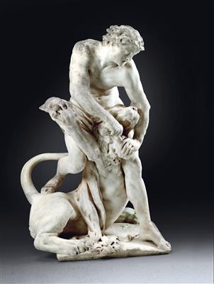 Hercules and the Nemean Lion, - Collection Reinhold Hofstätter