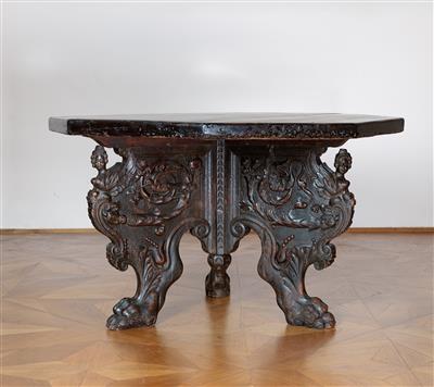 An Italian Renaissance table, - Collection Reinhold Hofstätter