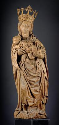 Jakob Kaschauer (Vienna c. 1400- before 1463), Madonna and Child, - Collection Reinhold Hofstätter