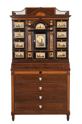 A Neo-Classical cabinet on chest, - Kolekce Reinhold Hofstätter