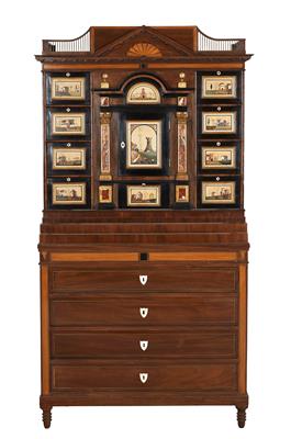 A Neo-Classical cabinet on chest, - Collezione Reinhold Hofstätter