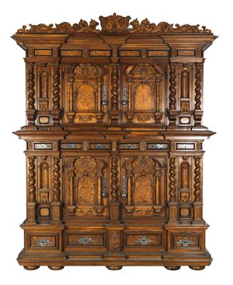 A museum-quality South German Renaissance cupboard (‘Fassadenschrank’), - Collection Reinhold Hofstätter