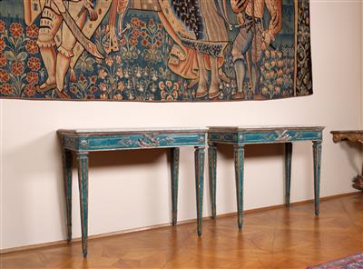 A pair of Neo-Classical console tables, - Collection Reinhold Hofstätter