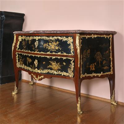 A representative Louis XV chest of drawers, - Kolekce Reinhold Hofstätter