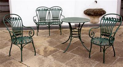 A set of garden furniture, - Collection Reinhold Hofstätter