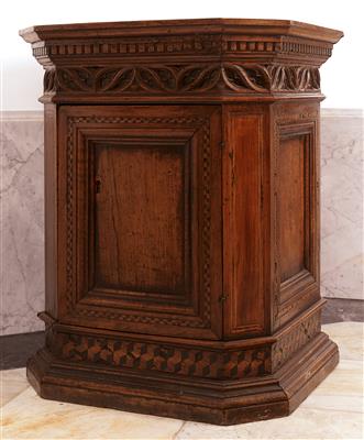 An Italian museum-quality library cabinet, - Collezione Reinhold Hofstätter