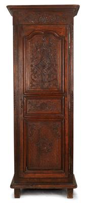 A narrow high cabinet, - Collection Reinhold Hofstätter