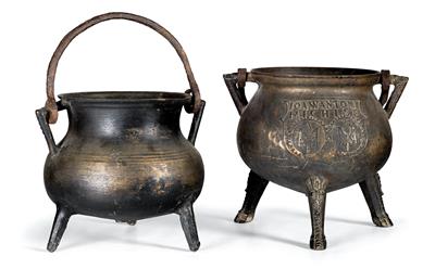 Two tripod pots - Kolekce Reinhold Hofstätter