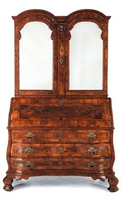 Baroque bureau cabinet, - Nábytek