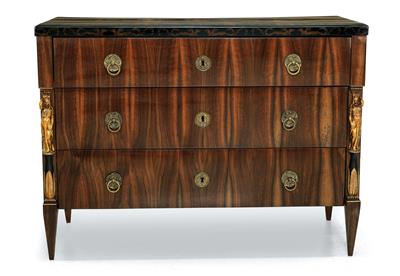 Biedermeier chest of drawers, - Furniture and Decorative Art