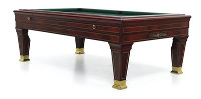 Billiards table, - Mobili e arti decorative