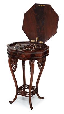 Exquisite Biedermeier sewing table, - Mobili e arti decorative