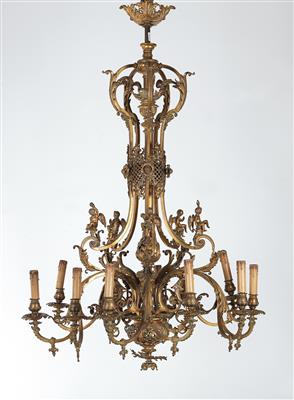 Historicist chandelier, - Mobili e arti decorative