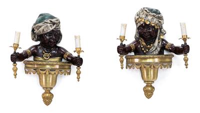 Pair of appliques, - Mobili e arti decorative