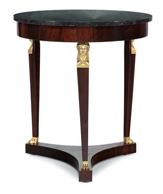 Round French side table, - Furniture and Decorative Art