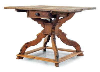 Rustic table, known as a “Kreuztisch”, - Rustic Furniture