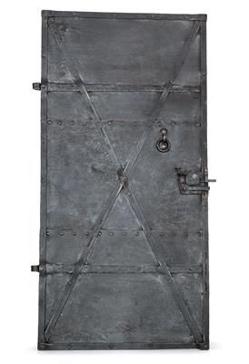 Large iron door, - Rustic Furniture