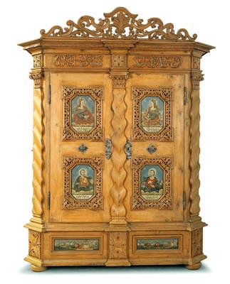 Tyrolean rustic cabinet, - Rustikální nábytek