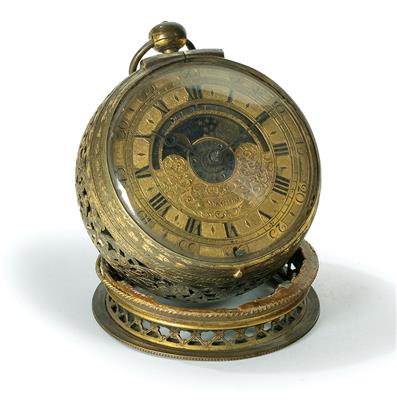 A German Baroque carriage clock - Di provenienza aristocratica