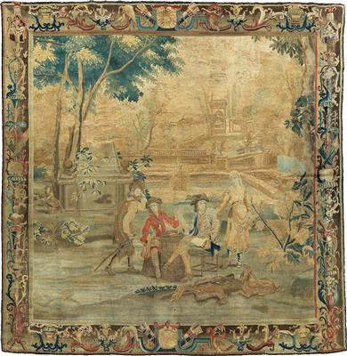 A tapestry, - Di provenienza aristocratica