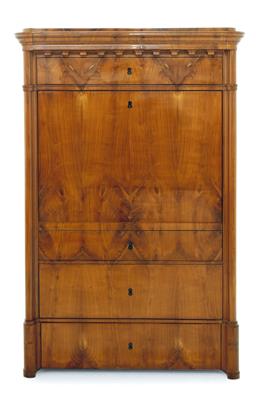 Biedermeier fall-front desk, - Furniture and Decorative Art