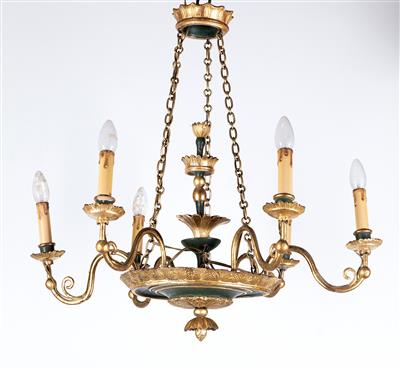 Biedermeier salon chandelier, - Mobili e arti decorative